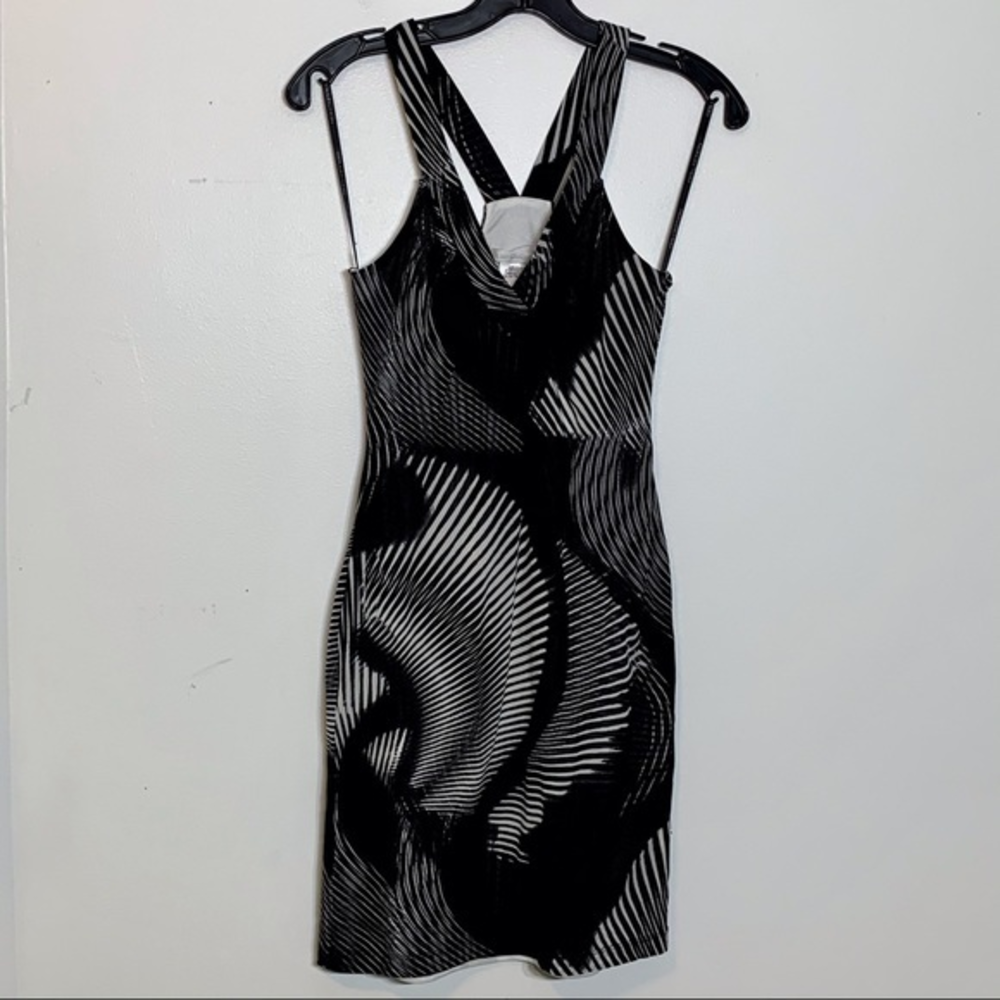 NWT Guess Collection black & white‎ strappy dress